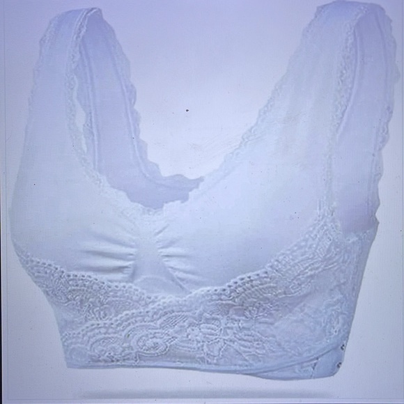 2 pack Seamless Lift Bra with Front Cross Side Buckle Wirefree Lift Support Bra. - Picture 2 of 10